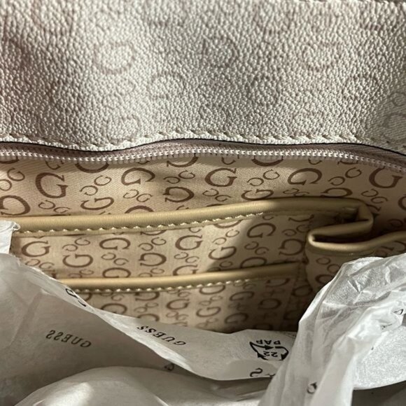 Guess Tote Bag Women Multi Logo, Light Rose, Style CC888325 - Picture 13 of 15